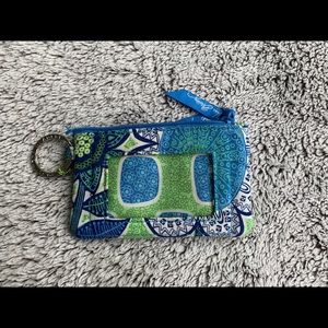 Vera Bradley Zip ID Doodle Daisy Case NWT
